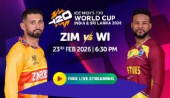 WI V ZIM T20 world cup 2026.