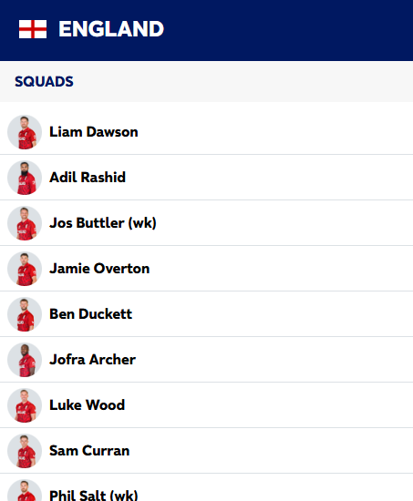 England players for pak vs eng