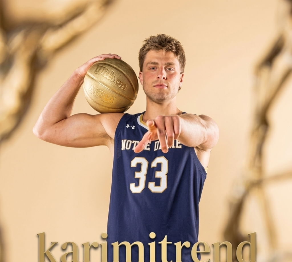Carson Towt basketball player posing with golden basketball for karimitrend.com