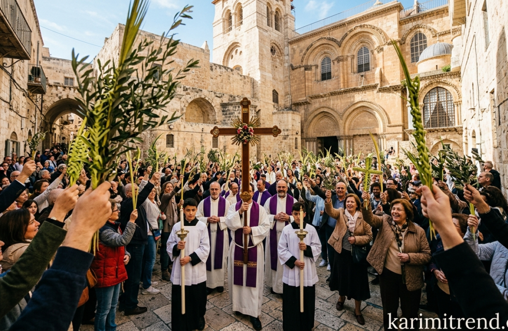 Connection with Jesus’ Entry into Jerusalem