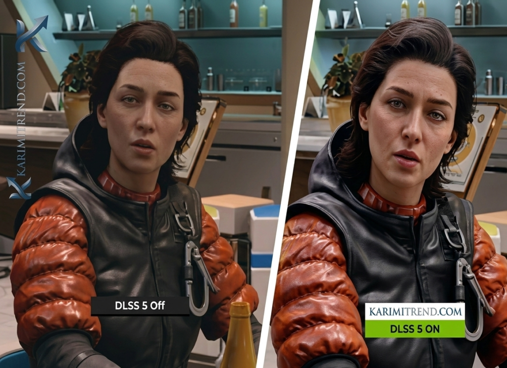 Normal Graphics – Native Rendering (Standard Performance),, DLSS 5 – AI-Powered Upscaling (Enhanced Performance & Quality)