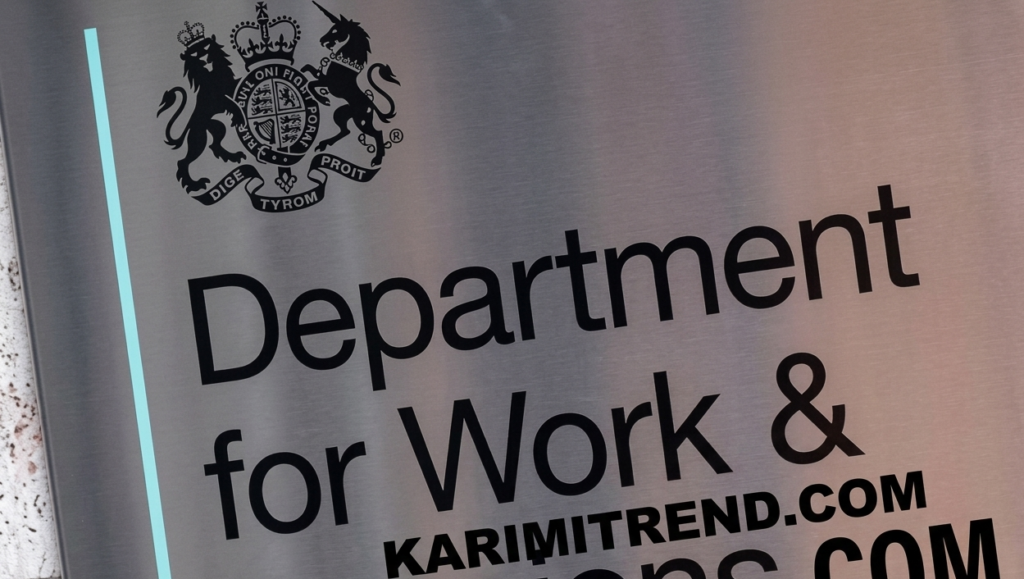 DWP logo representing UK government benefits and payments