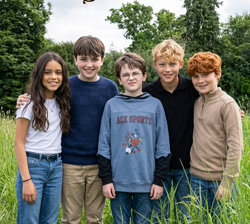 Harry Potter's Main Characters & Actors 1- Dominic McLaughlin, 2- Arabella Stanton, 3- Lox Pratt