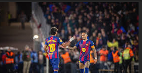 FC Barcelona vs Sevilla FC match preview in La Liga showing both teams ready for an intense football showdown