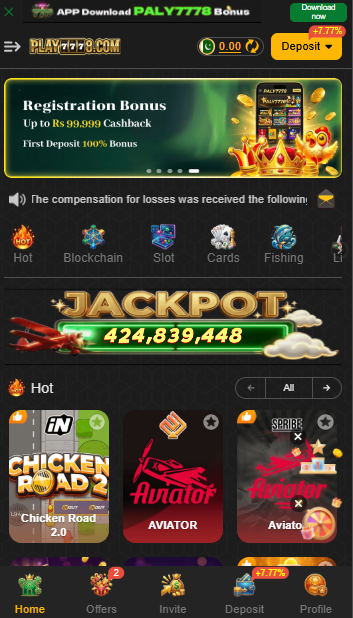 screenshots of the interface of play7778 casino game
