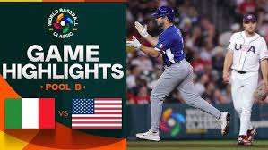 Global Baseball Classic 2026: USA vs Italy 