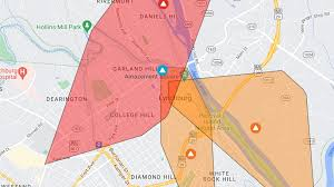 AEP power outage map showing affected areas in Ohio